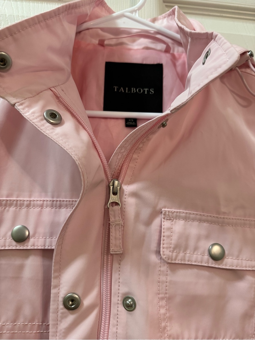 Talbots DRAWCORD RAINCOAT XS - Picture 10 of 16